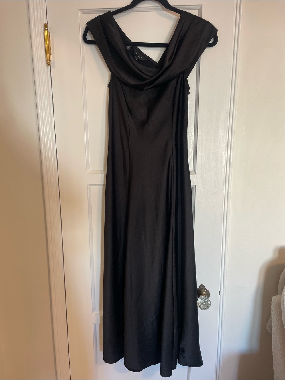 Ted Baker Black Cowl-Neck Maxi Dress
